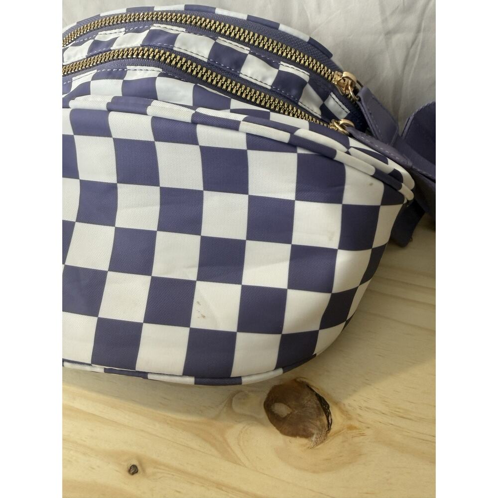 Crossbody Bags for Women Checkered Bum Bag Shoulder Bag Fanny Pack - Picture 12 of 14
